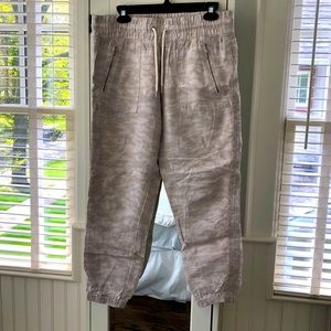 Athleta Camo Linen Pants